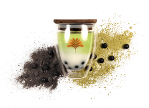 Boba Candles - Matcha Tea Latte