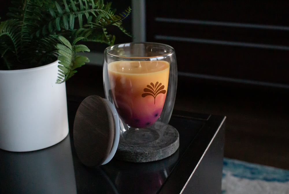 Boba Candles - Passionfruit Mango Hibiscus Tea 